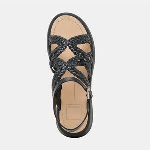 Dolce Vita Black Braided Sandals